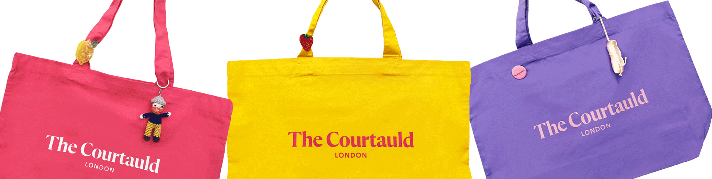 Courtauld Tote Bag Yellow Blue