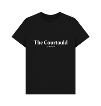 Load image into Gallery viewer, Black Unisex White Logo T-Shirt