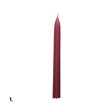 Load image into Gallery viewer, Beeswax Purple Dinner Candle Assorted