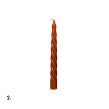 Load image into Gallery viewer, Beeswax Orange Dinner Candle Assorted