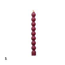 Load image into Gallery viewer, Beeswax Purple Dinner Candle Assorted