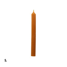 Load image into Gallery viewer, Beeswax Orange Dinner Candle Assorted