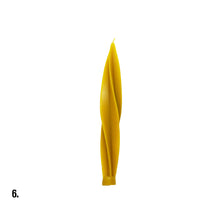 Load image into Gallery viewer, Beeswax Yellow Dinner Candle Assorted