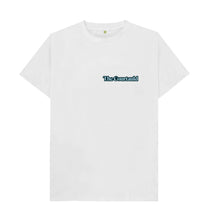 Load image into Gallery viewer, White Courtauld Mini Blue Logo T-Shirt
