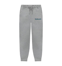Load image into Gallery viewer, Athletic Grey Unisex Blue Logo Sweatpants
