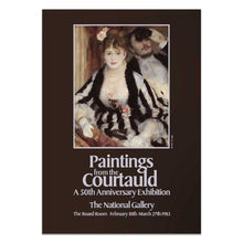 Load image into Gallery viewer, Paintings from The Courtauld archive poster

