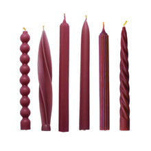 Load image into Gallery viewer, Beeswax Purple Dinner Candle Assorted