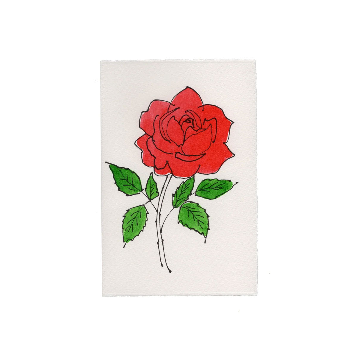Greetings Card Rose The Courtauld Shop