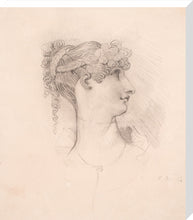 Load image into Gallery viewer, Lavinia de Irujo in profile, facing right