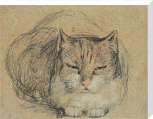 Load image into Gallery viewer, David Wilkie, Cat - study for 'The Cut Finger'