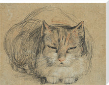 Load image into Gallery viewer, David Wilkie, Cat - study for 'The Cut Finger'