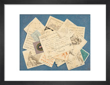 Load image into Gallery viewer, Trompe-l'oeil of prints and documents