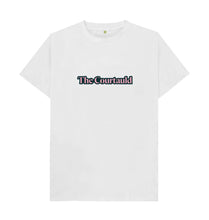 Load image into Gallery viewer, White Courtauld Pink Logo T-Shirt
