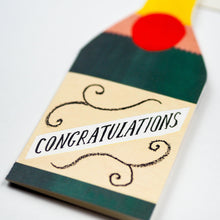 Load image into Gallery viewer, Greetings Card Champagne