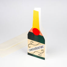Load image into Gallery viewer, Greetings Card Champagne