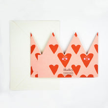 Load image into Gallery viewer, Greetings Card Loved Party Crown