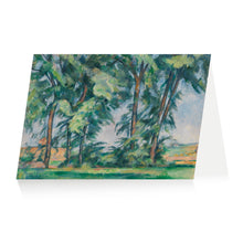 Load image into Gallery viewer, Cézanne Tall Trees Greetings Card