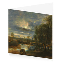 Load image into Gallery viewer, Rubens Moonlight Greetings Card