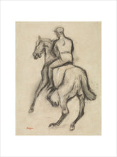 Load image into Gallery viewer, Edgar Degas, Man on Horseback