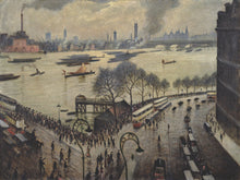 Load image into Gallery viewer, Christopher Richard Wynne Nevinson, Blackfriars Bridge, London