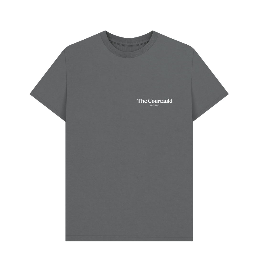 Slate Grey Printed T-shirt Front