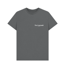 Load image into Gallery viewer, Slate Grey Printed T-shirt Front
