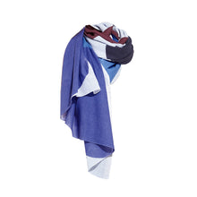 Load image into Gallery viewer, Scarf Spots Blue
