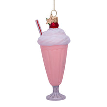 Load image into Gallery viewer, Ornament Glass Pink Milkshake
