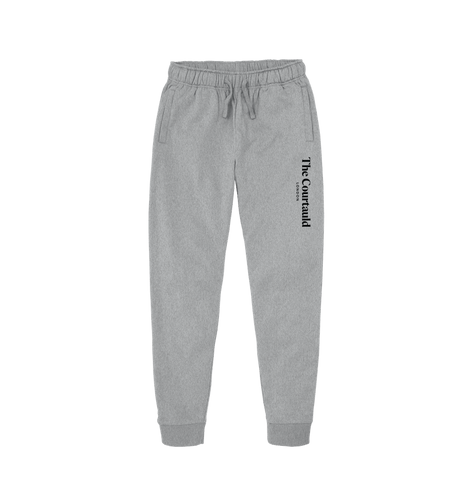 Athletic Grey Unisex Grey\/Black Logo Joggers