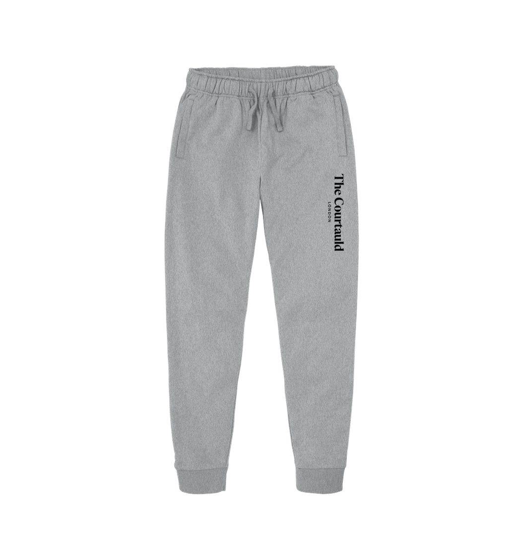 Athletic Grey Unisex Grey\/Black Logo Joggers