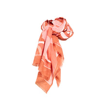 Load image into Gallery viewer, Scarf Orange Pink Wiggle
