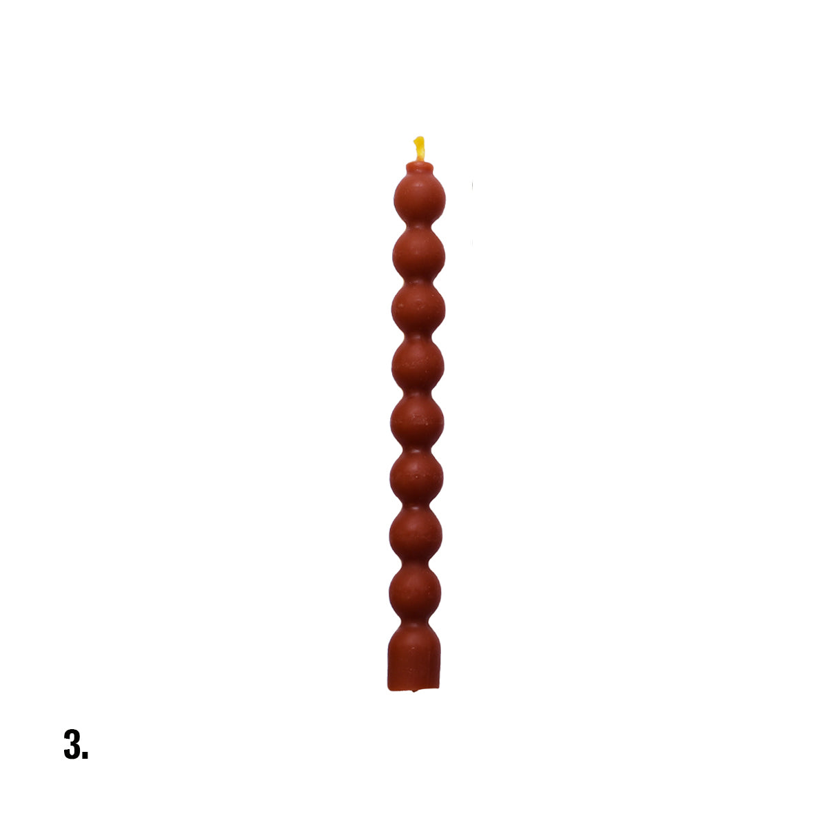 Beeswax Orange Dinner Candle Assorted