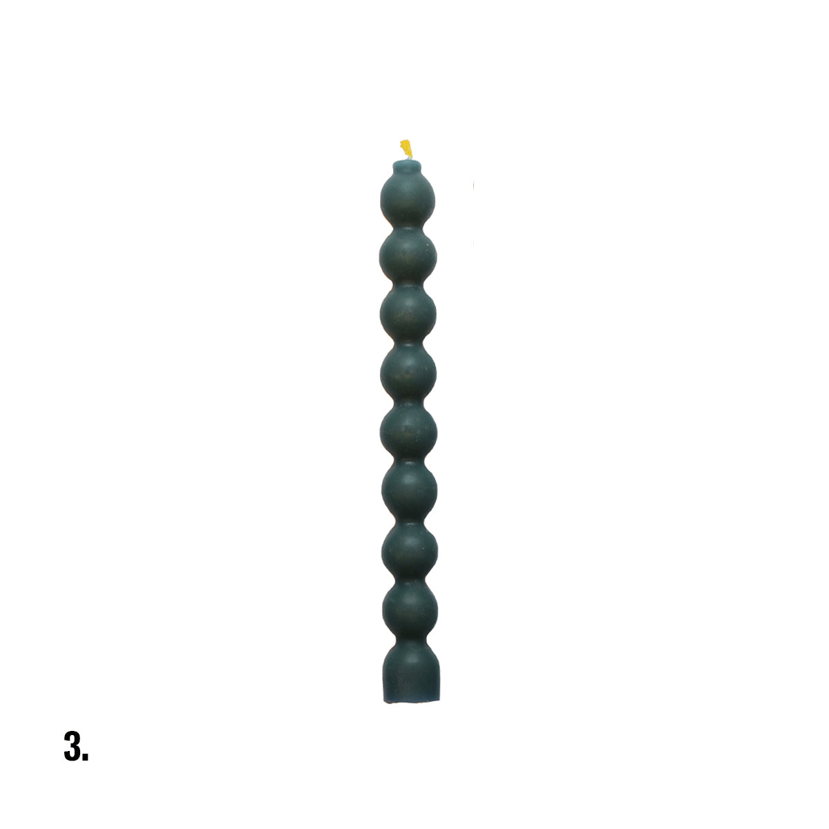 Beeswax Sea Blue Dinner Candle Assorted