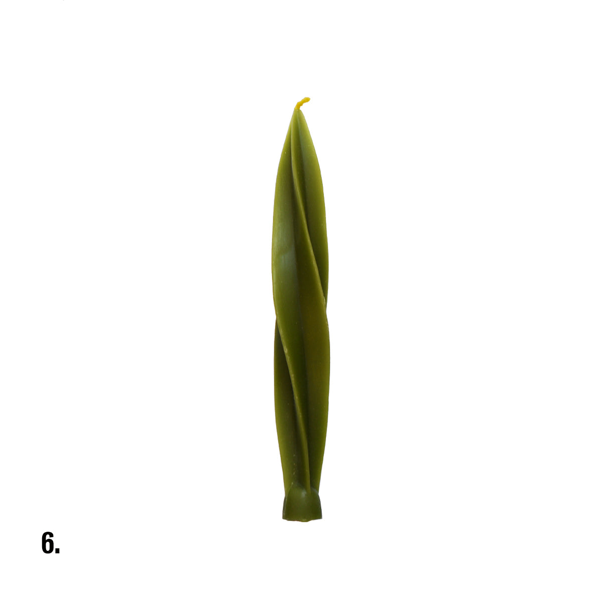 Beeswax Green Dinner Candle Assorted