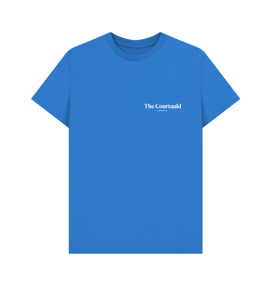 Bright Blue Printed T-shirt Front