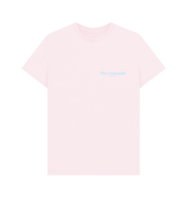 Load image into Gallery viewer, Pink Unisex Baby Blue Small Logo T-Shirt
