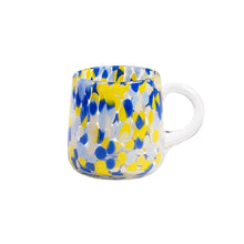 Load image into Gallery viewer, Impressionist Glass Mug Blue
