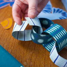 Load image into Gallery viewer, Paper Chain Blue
