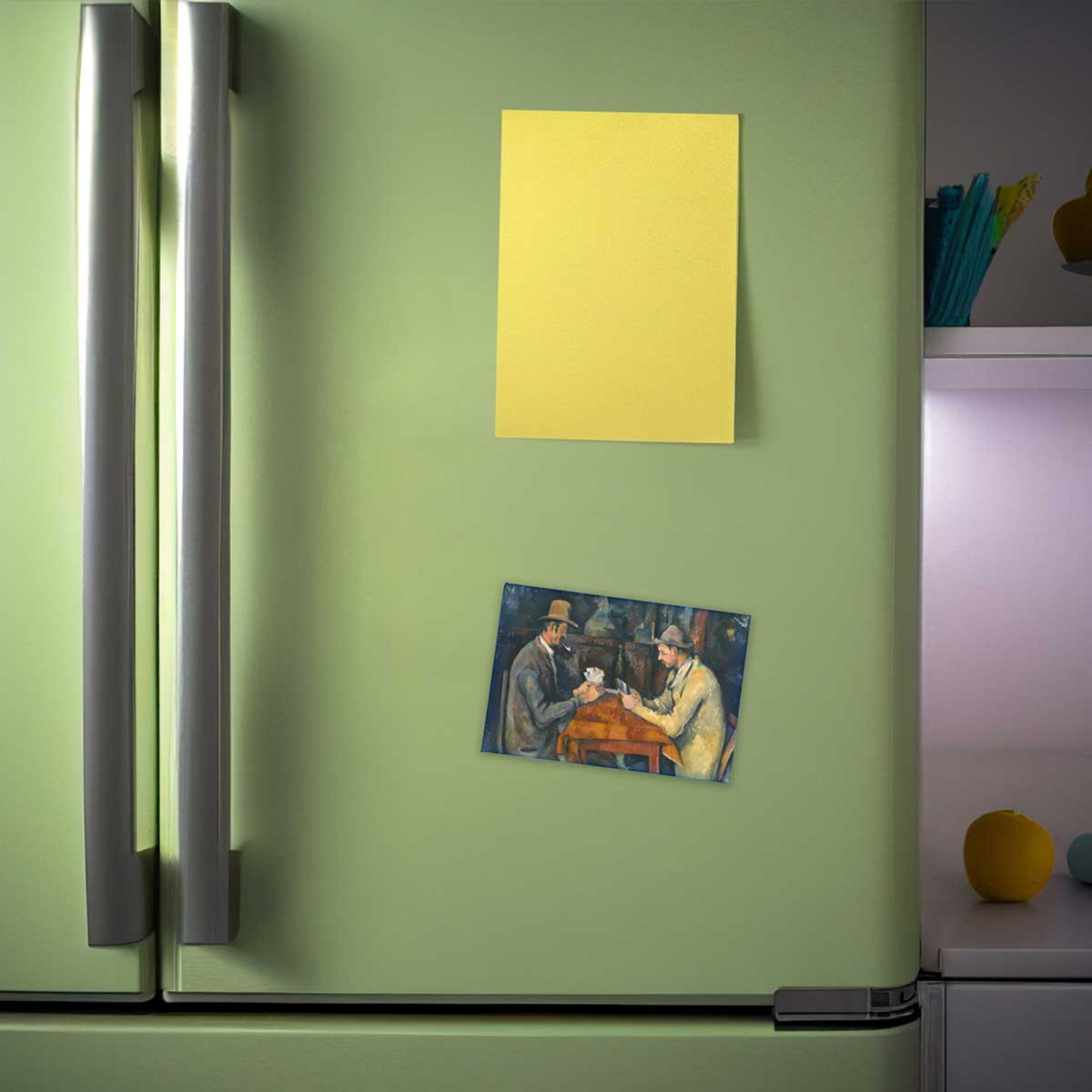 Fridge Magnet Cezanne Card Players