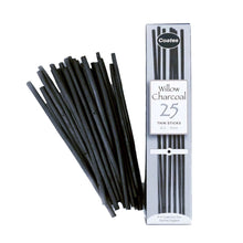 Load image into Gallery viewer, Willow&#39;s Charcoal 25 Sticks
