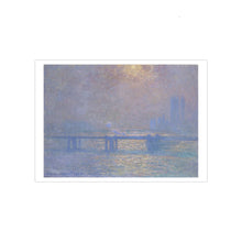 Load image into Gallery viewer, PC Monet and London Charing Cross Bridge, the Thames
