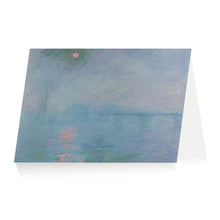 Load image into Gallery viewer, Greetings Card Monet Charing Cross Bridge: Fog on the Thames
