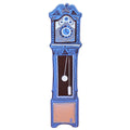 Leather Bookmark Grandfather Clock Cornflower Blue