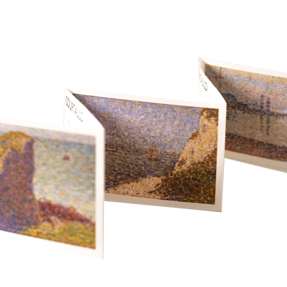 Concertina Postcard Pack Seurat's Travel Box Sketches