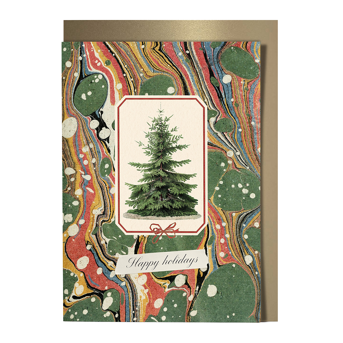 Greetings Card Fir Tree