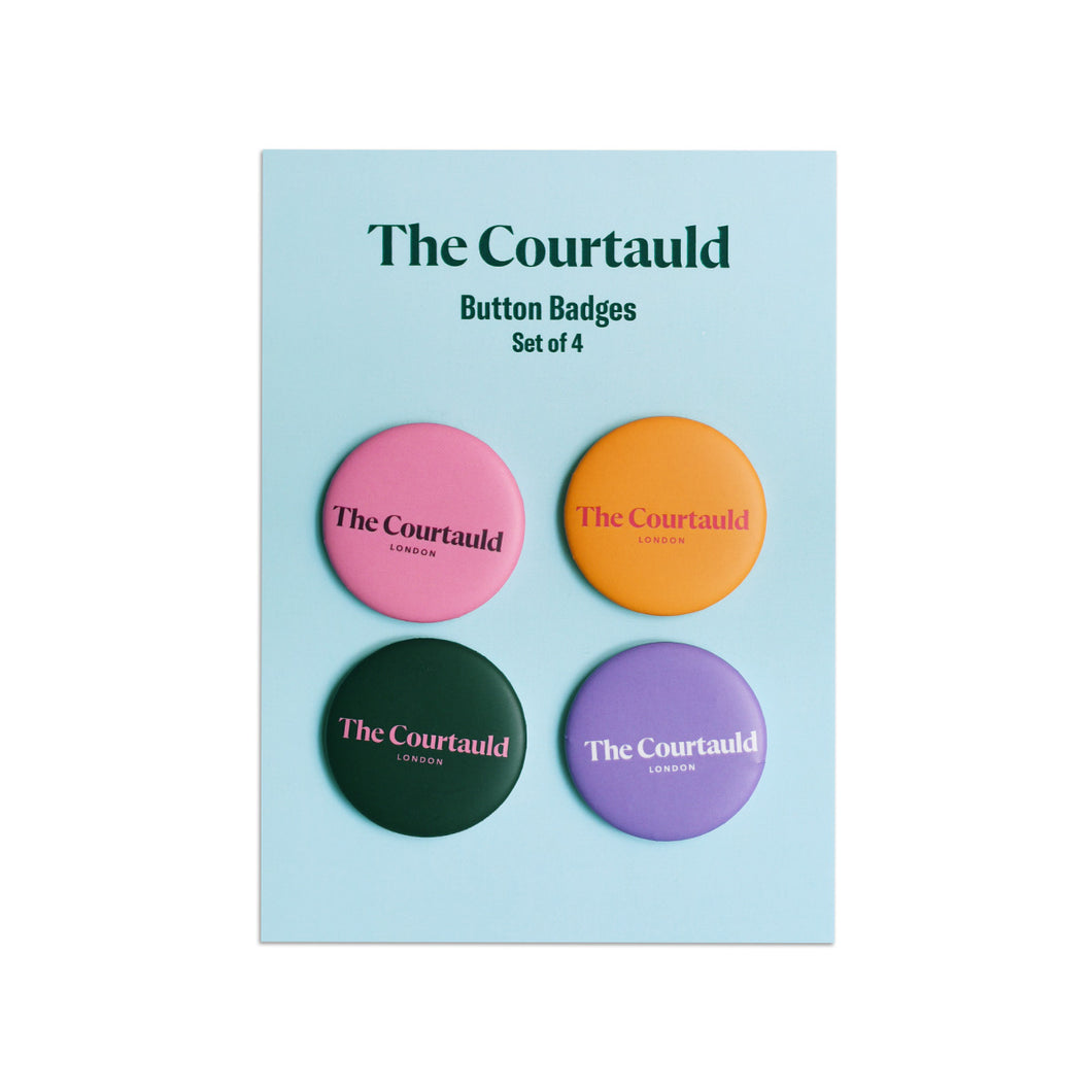 The Courtauld Button Badge Set