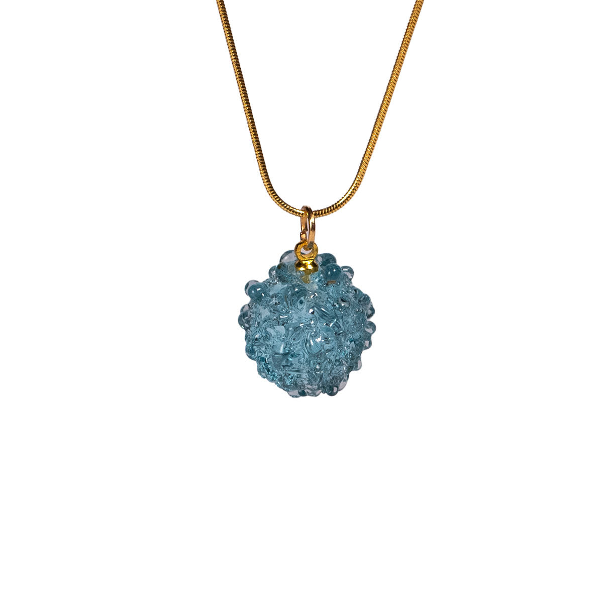 Pendant Glass Crochet Drop