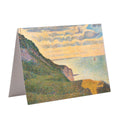 Greetings Card Seurat The Semaphores and the Cliff