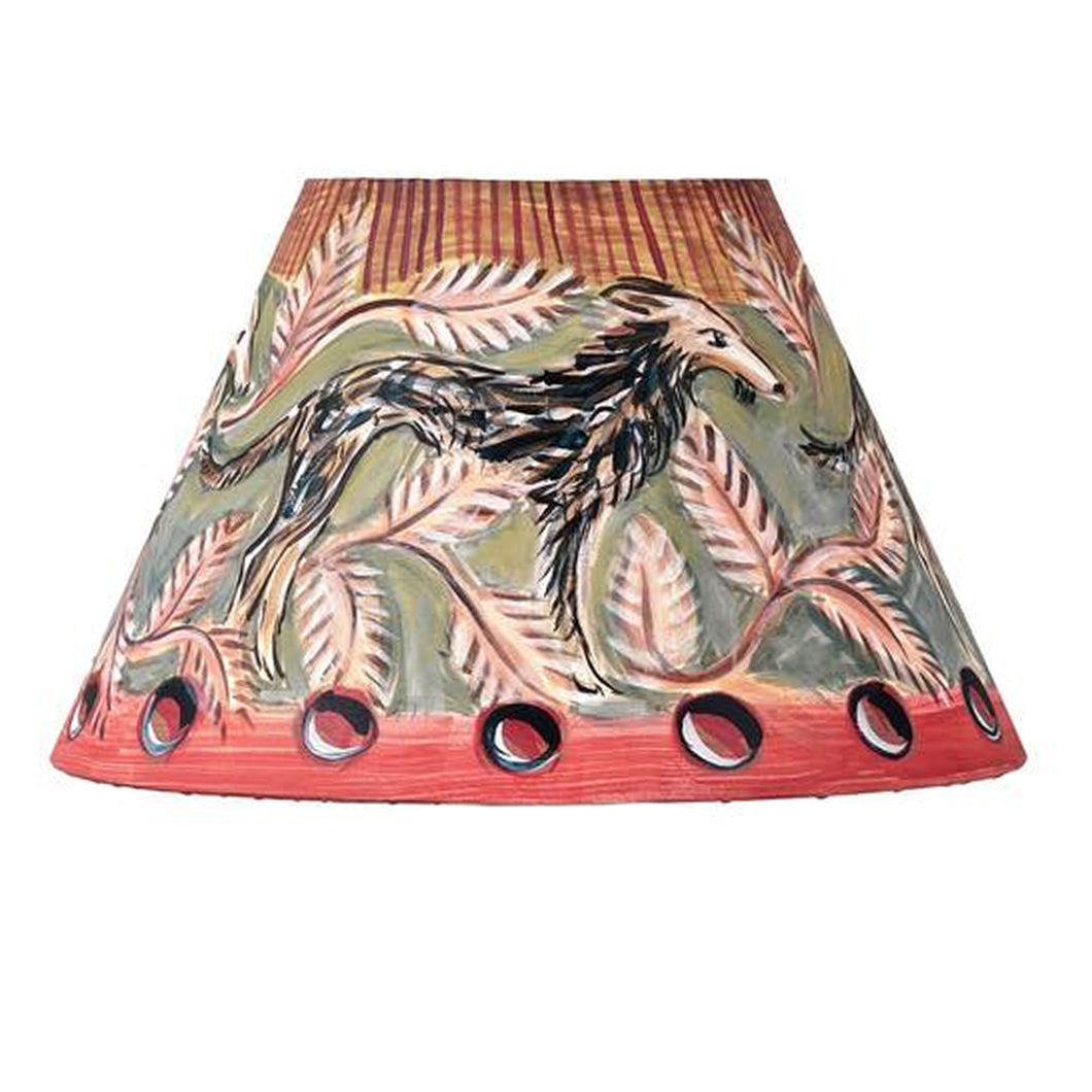 Red Hounds Large Cone Lampshade