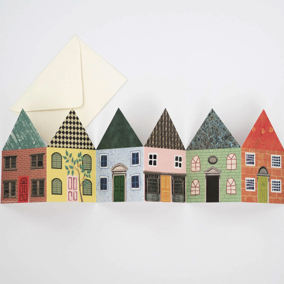 Greetings Card House Concertina